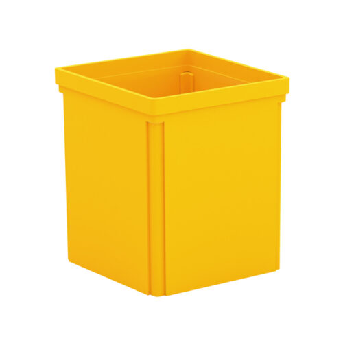 Casier plastique jaune 108 x 108 x 130-456341-SORI