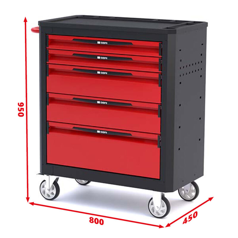 Servante d'atelier 8000 5 tiroirs-8500-SORI (2)