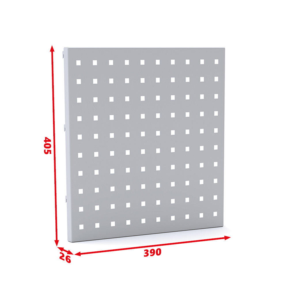 Panneau perforé latéral 405 x 390 x 26, DES3P-PPL