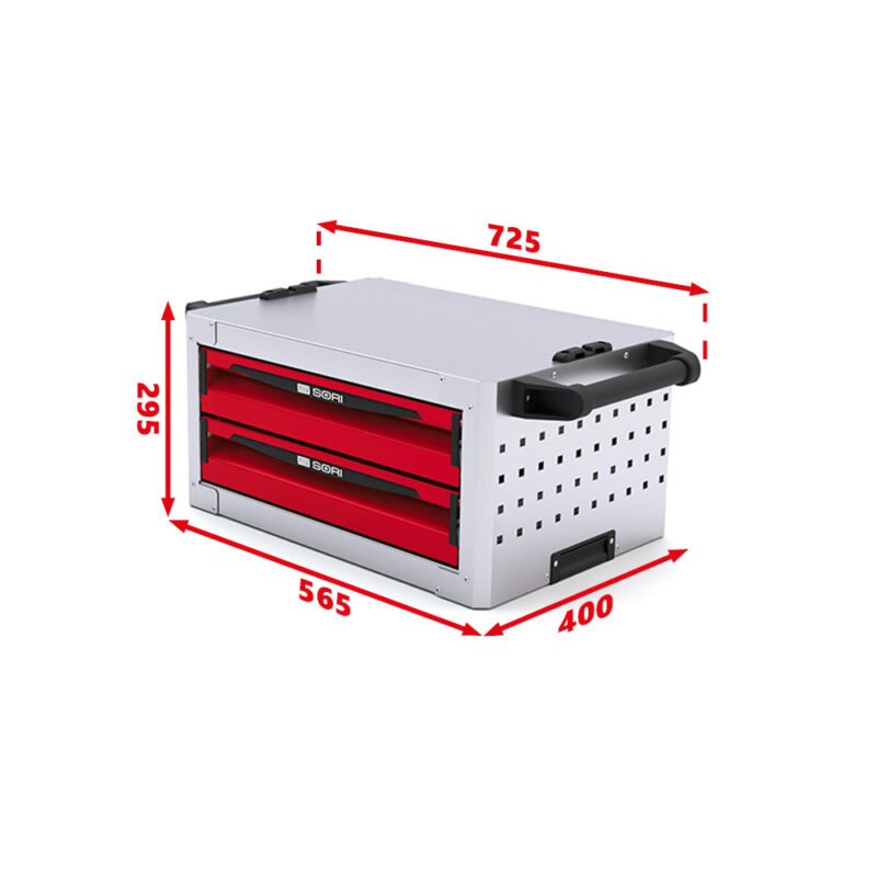 ISIBLOC 52 2 tiroirs 565-725 x 400 x 295-IB52-2T-SORI (2)