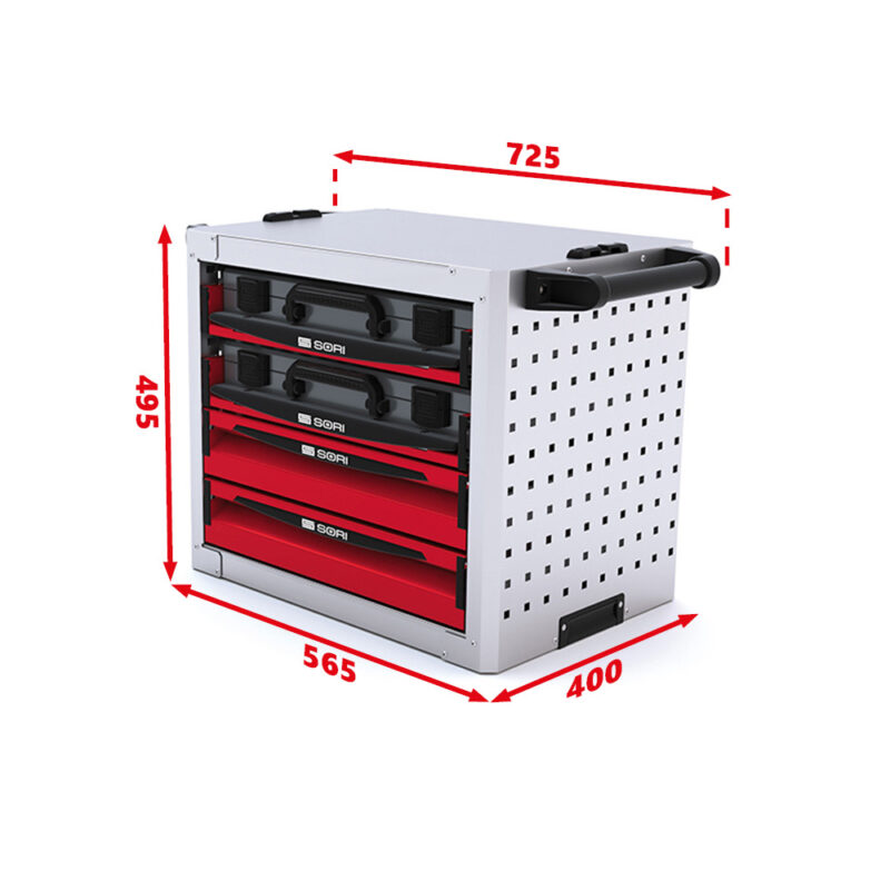 ISIBLOC 54 2 coffrets 2 tiroirs 565-725 x 400 x 495-IB54-2C2T-SORI (2)