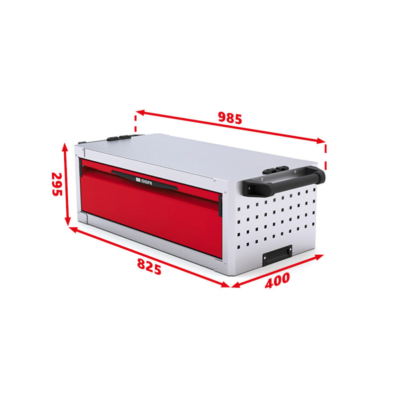 ISIBLOC 72 1 tiroir 825-985 x 400 x 295-IB72-1T-SORI (2)