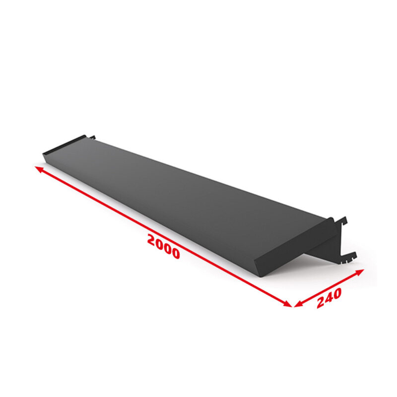 Tablettes accrochage rehausses 2000 x 240-TAB-E200-SORI (2)