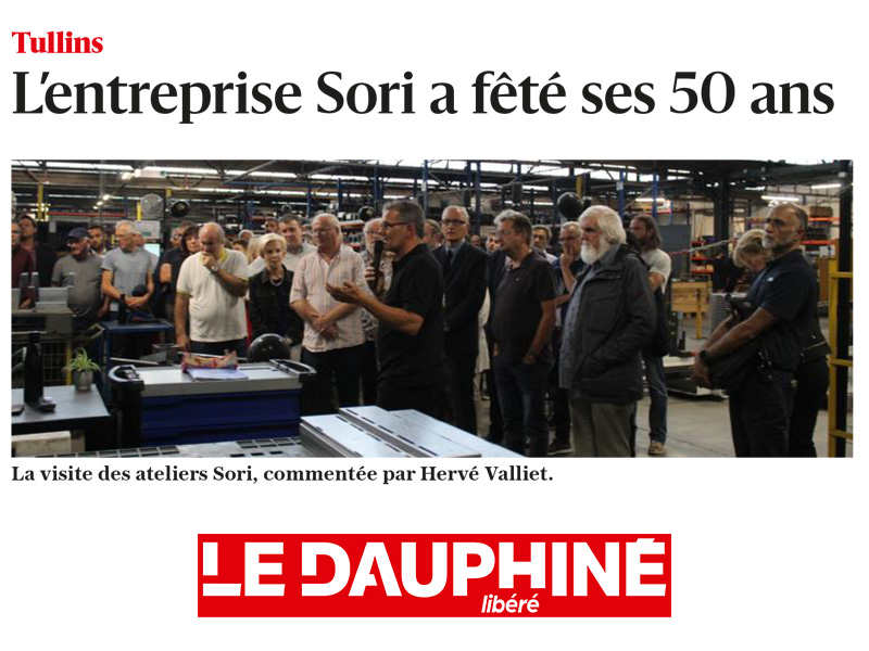 Photo couverture du LDL 50 ans SORI avec visite de l'entreprise commenté par Hervé Valliet